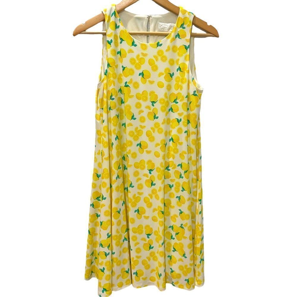 Papagallo Vintage Lemon Dress Size Small